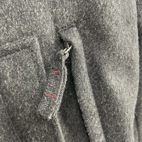 Schneiders Comfort temp Mens Gray long wool coat long 42 BoxU - Picture 3 of 13